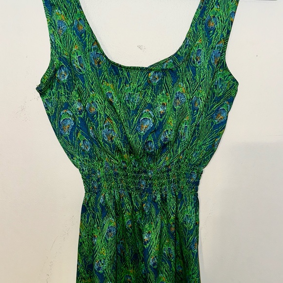 UK2LA Peacock Dress - Green - Picture 3 of 9
